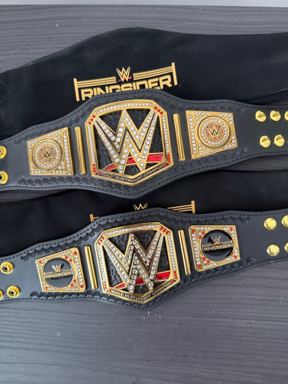 BN WWE Ringsider Replica Championship Belt - Set of 2